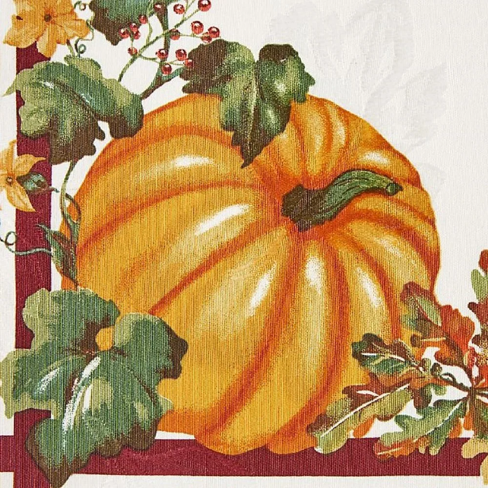 new Autumn Medley Pumpkin Damask 60
